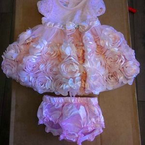 Nannette Baby 0-3 months dress and bloomers